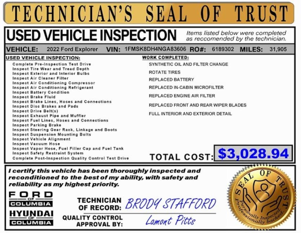 Used 2022 Ford Explorer XLT SUV