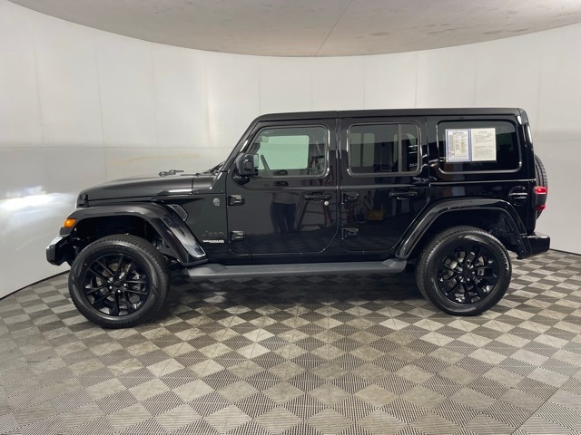 Used 2021 Jeep Wrangler Unlimited High Altitude with VIN 1C4HJXEN3MW769365 for sale in Columbus, IN