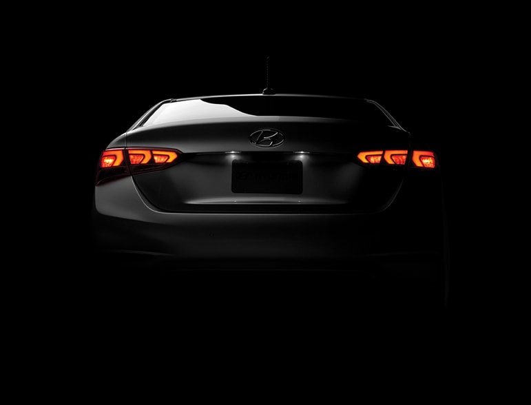 2018 Hyundai Accent's Bold New Look 2018 Hyundai Accent Rear