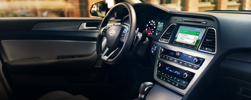 J.D Power Hyundai Top Tech Cars Interior of a Hyudnai Vehicle