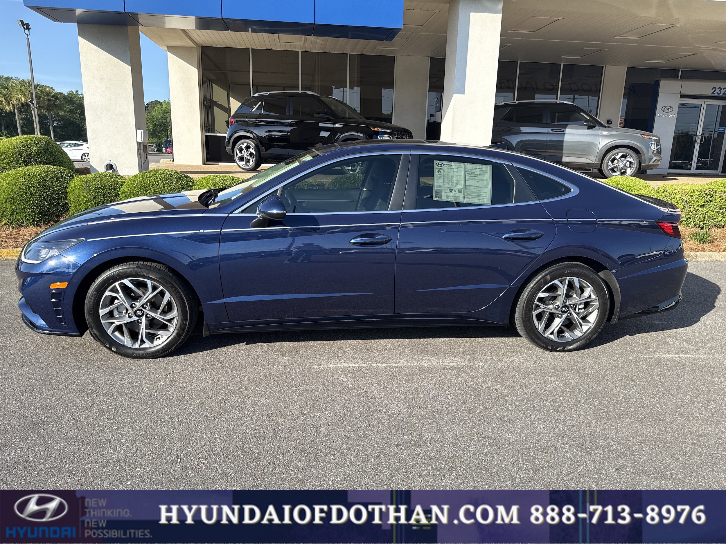 Certified 2021 Hyundai Sonata SEL with VIN 5NPEF4JA3MH102212 for sale in Dothan, AL