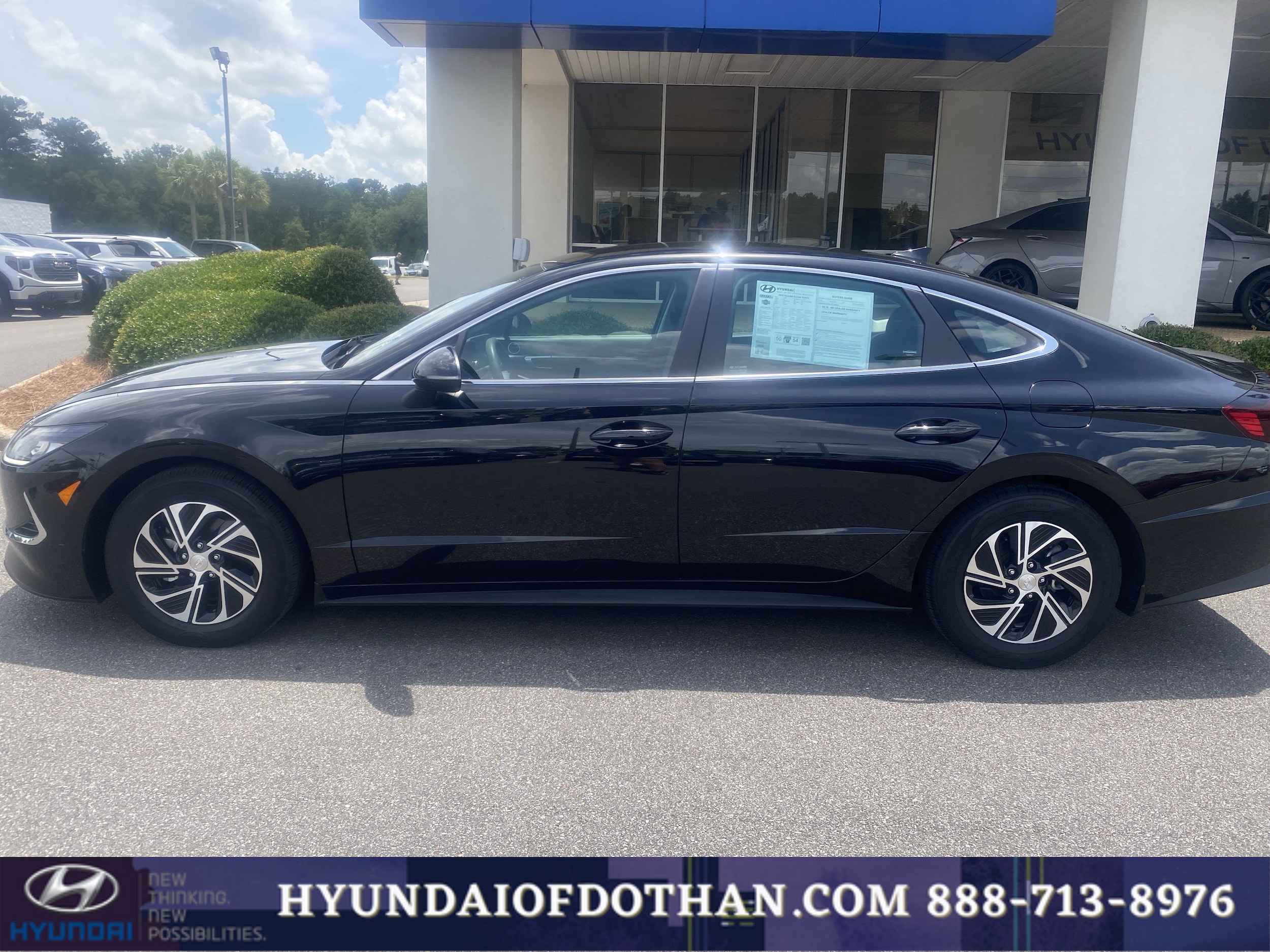 Certified 2022 Hyundai Sonata Hybrid Blue with VIN KMHL24JJ4NA048250 for sale in Dothan, AL