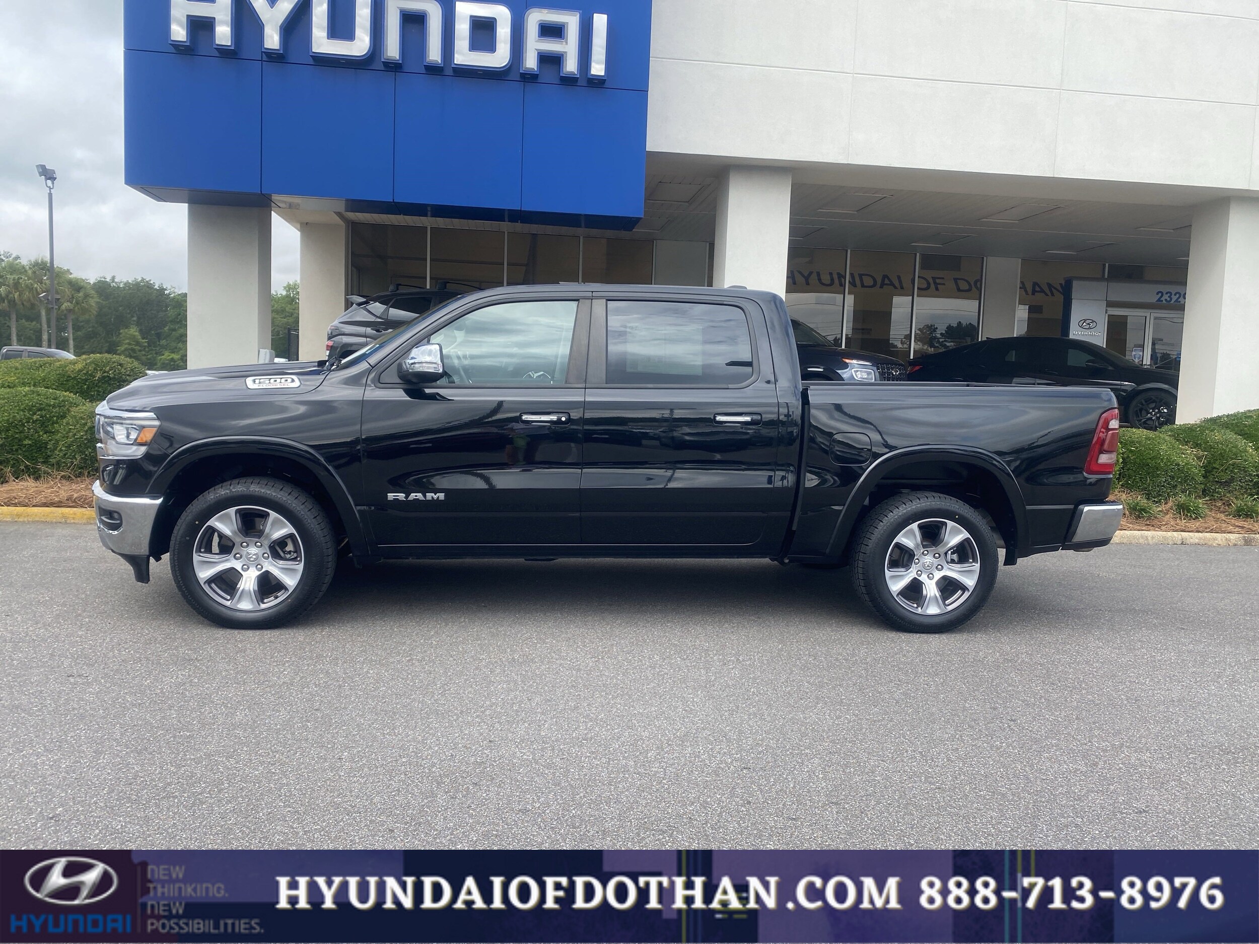 Used 2022 RAM Ram 1500 Pickup Laramie with VIN 1C6SRFJM6NN351533 for sale in Dothan, AL
