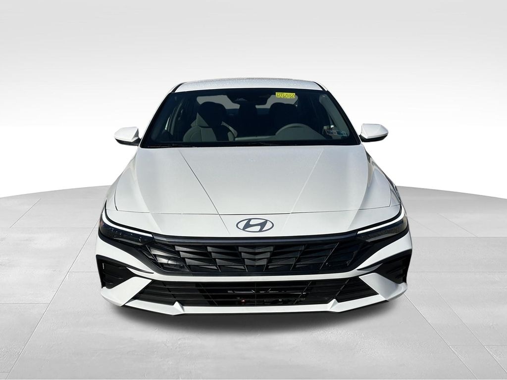 New 2026 Hyundai Elantra Hybrid Blue Sedan