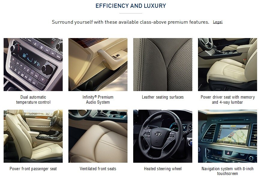 Features in the 2017 Hyundai Sonata Plug-in