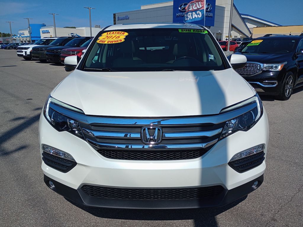 Used 2016 Honda Pilot EX-L with VIN 5FNYF6H86GB014317 for sale in Evansville, IN