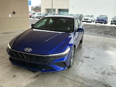 2026 Hyundai Elantra Hybrid Blue Sedan