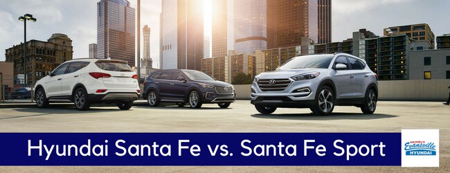 Hyundai Santa Fe vs. Santa Fe Sport | Evansville, IN