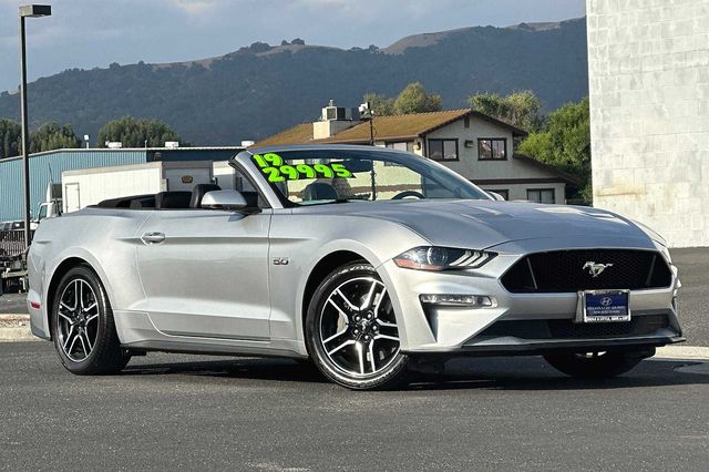 Used 2019 Ford Mustang GT Premium with VIN 1FATP8FF6K5126278 for sale in Gilroy, CA