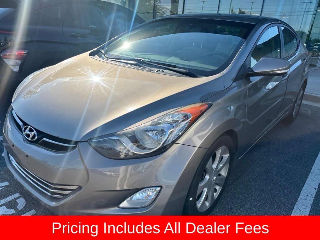 Used 2013 Hyundai Elantra Limited with VIN 5NPDH4AE8DH207661 for sale in Greer, SC