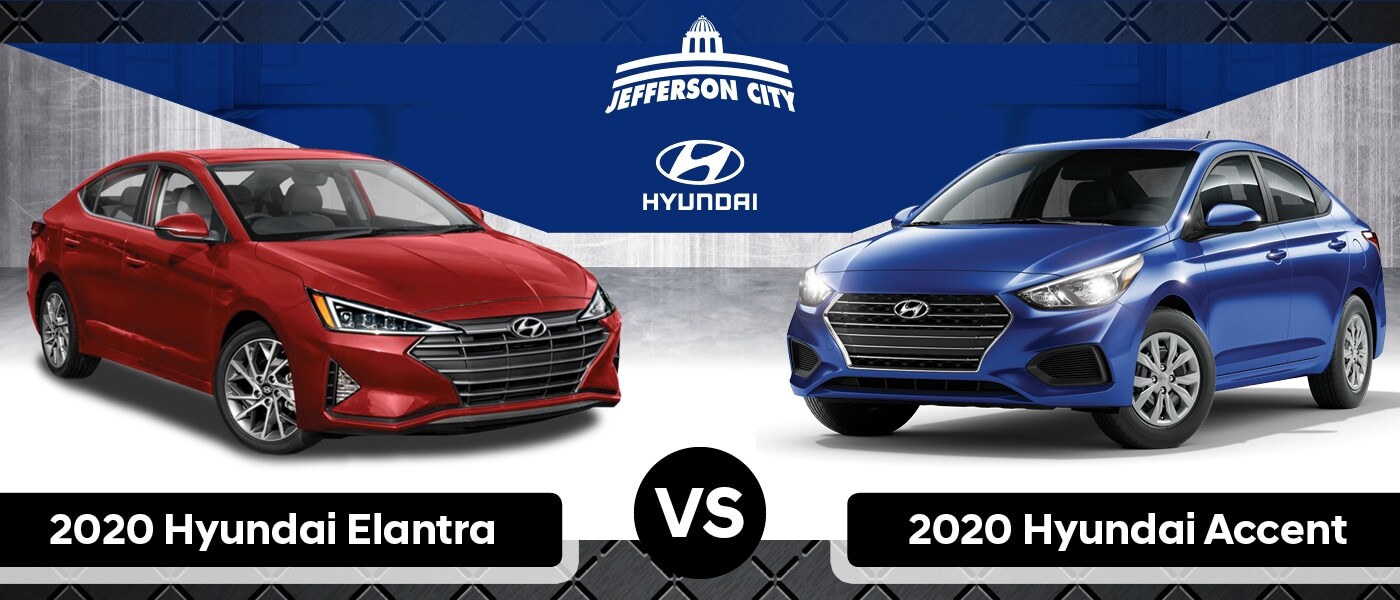 2020 Hyundai Elantra vs. 2020 Hyundai Accent