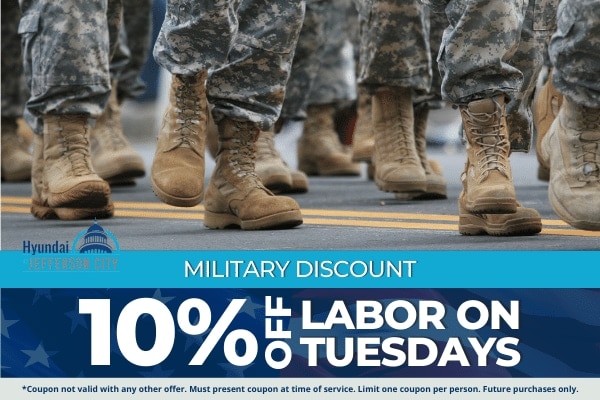 Military Discount at Hyundai of Jefferson City in MO