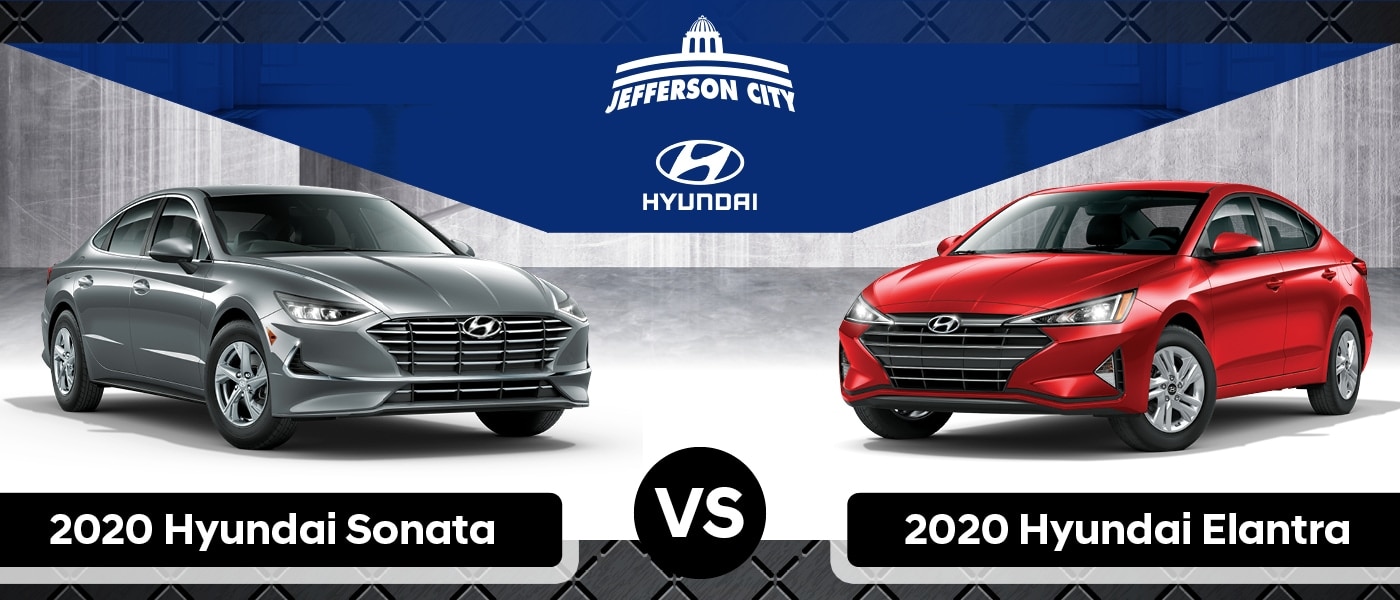 2020 Hyundai Sonata vs 2020 Hyundai Elantra