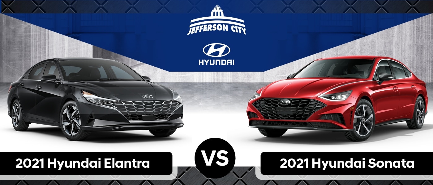 2021 Hyundai Sonata vs 2021 Hyundai Elantra