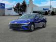 New 2025 Hyundai Elantra Hybrid Blue Sedan