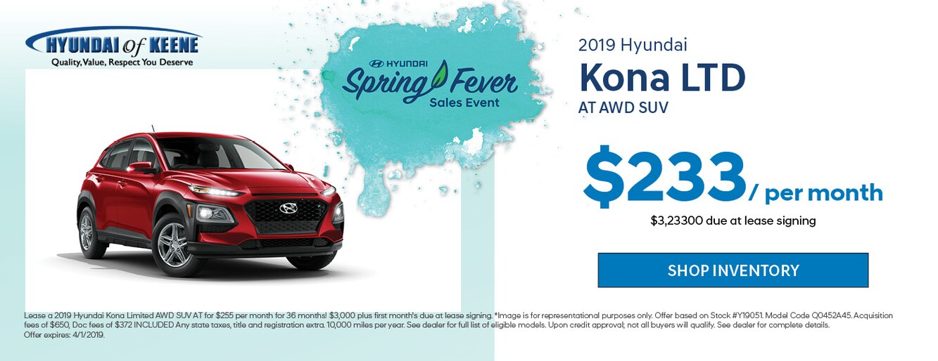 Hyundai of Keene, NH is a new and used Hyundai car dealership serving