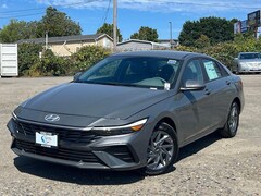2026 Hyundai Elantra Hybrid Blue Sedan