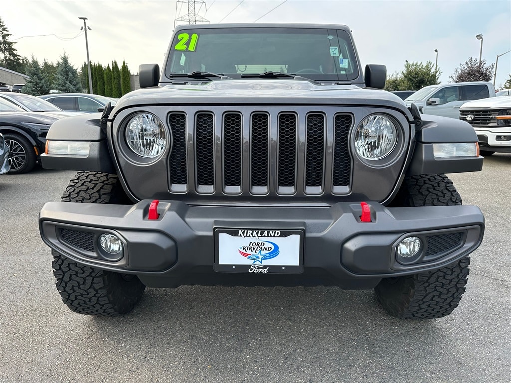 Used 2021 Jeep Wrangler Rubicon with VIN 1C4HJXCG0MW558452 for sale in Kirkland, WA