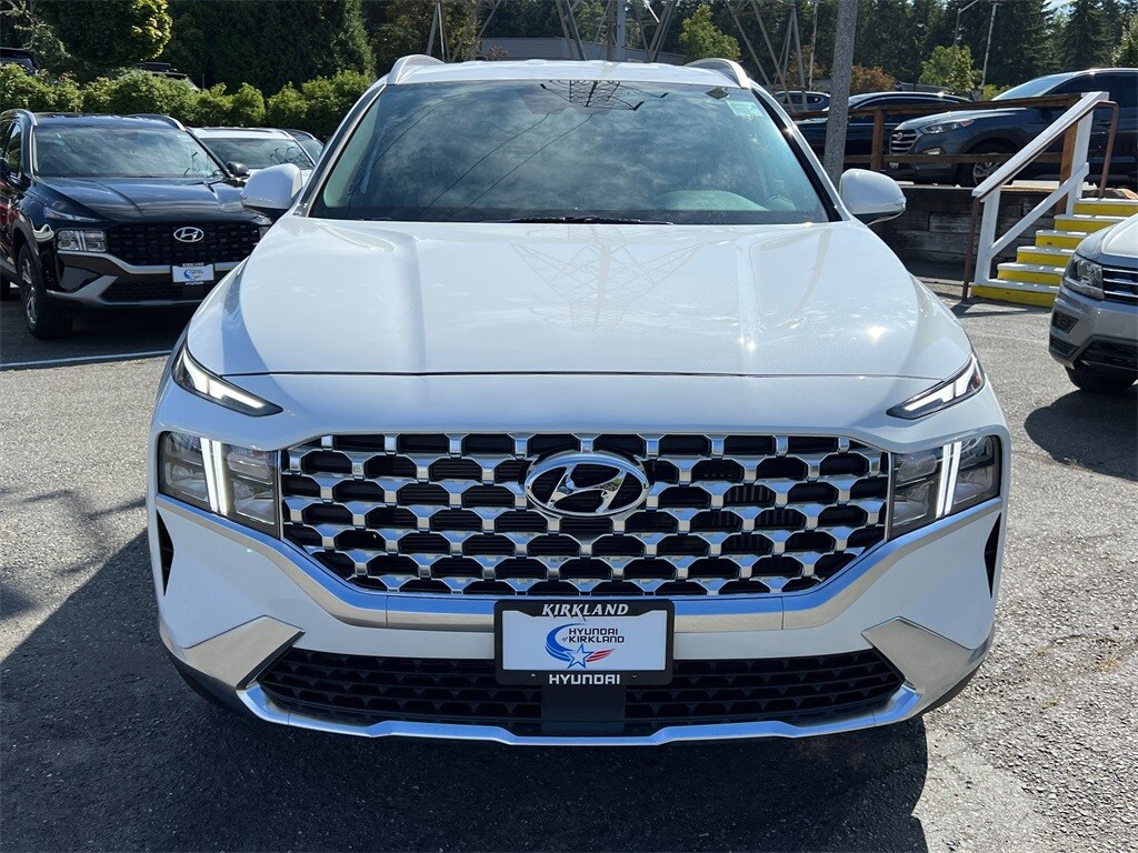 Used 2023 Hyundai Santa Fe Blue with VIN 5NMS2DA14PH014009 for sale in Kirkland, WA