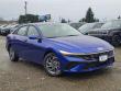 New 2026 Hyundai Elantra Hybrid Blue Sedan