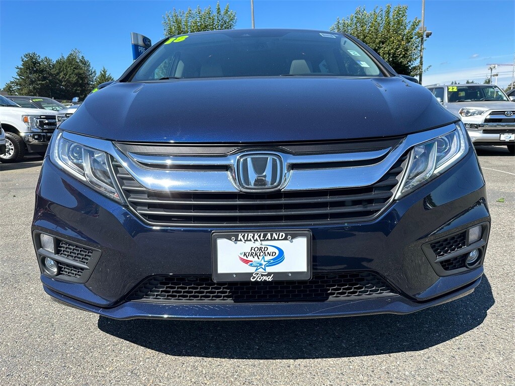 Used 2018 Honda Odyssey EX-L with VIN 5FNRL6H71JB091981 for sale in Kirkland, WA