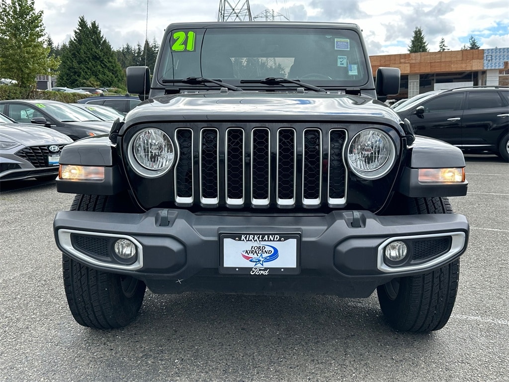 Used 2021 Jeep Gladiator Overland with VIN 1C6HJTFG6ML610096 for sale in Kirkland, WA