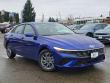 New 2026 Hyundai Elantra Hybrid Blue Sedan