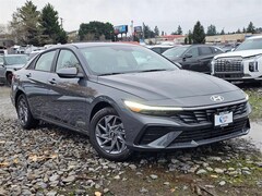 2026 Hyundai Elantra Hybrid Blue Sedan