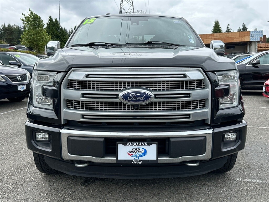 Used 2015 Ford F-150 Platinum with VIN 1FTFW1EG6FFB70521 for sale in Kirkland, WA