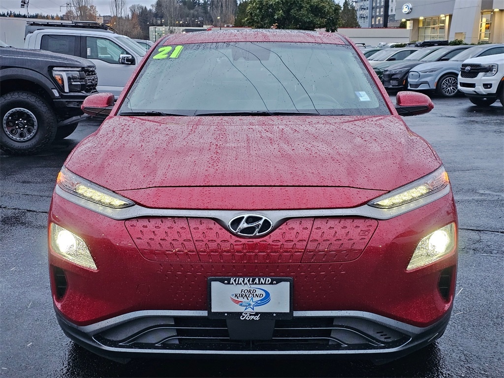 Certified 2021 Hyundai Kona EV Ultimate with VIN KM8K53AG8MU110277 for sale in Kirkland, WA