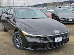 2025 Hyundai Elantra Hybrid Blue Sedan