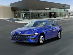 2026 Hyundai Elantra Hybrid Blue Sedan