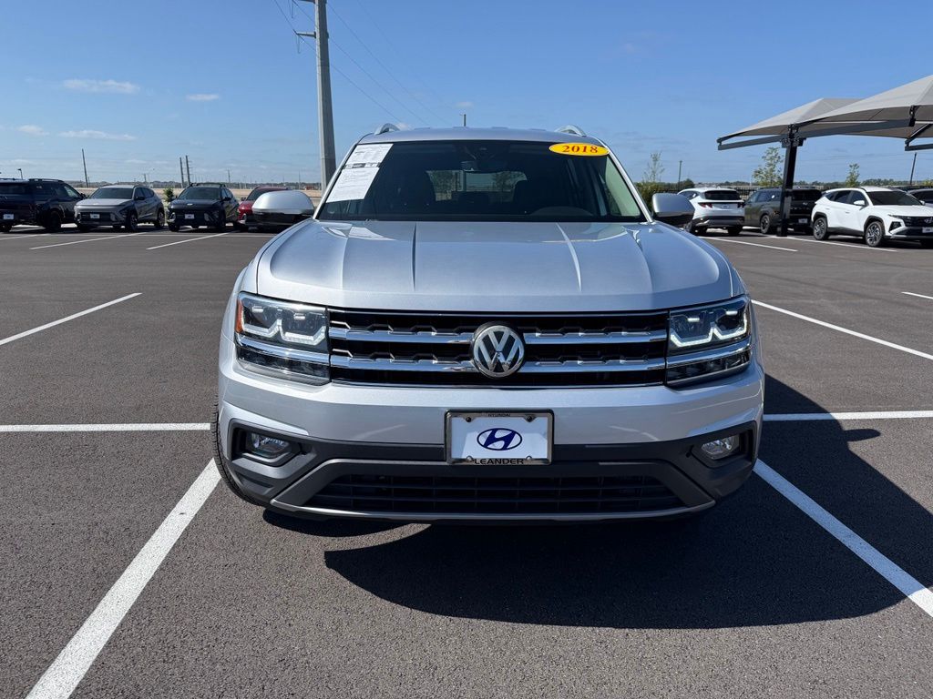 Used 2018 Volkswagen Atlas SE w/Tech with VIN 1V2DP2CA5JC598601 for sale in Leander, TX