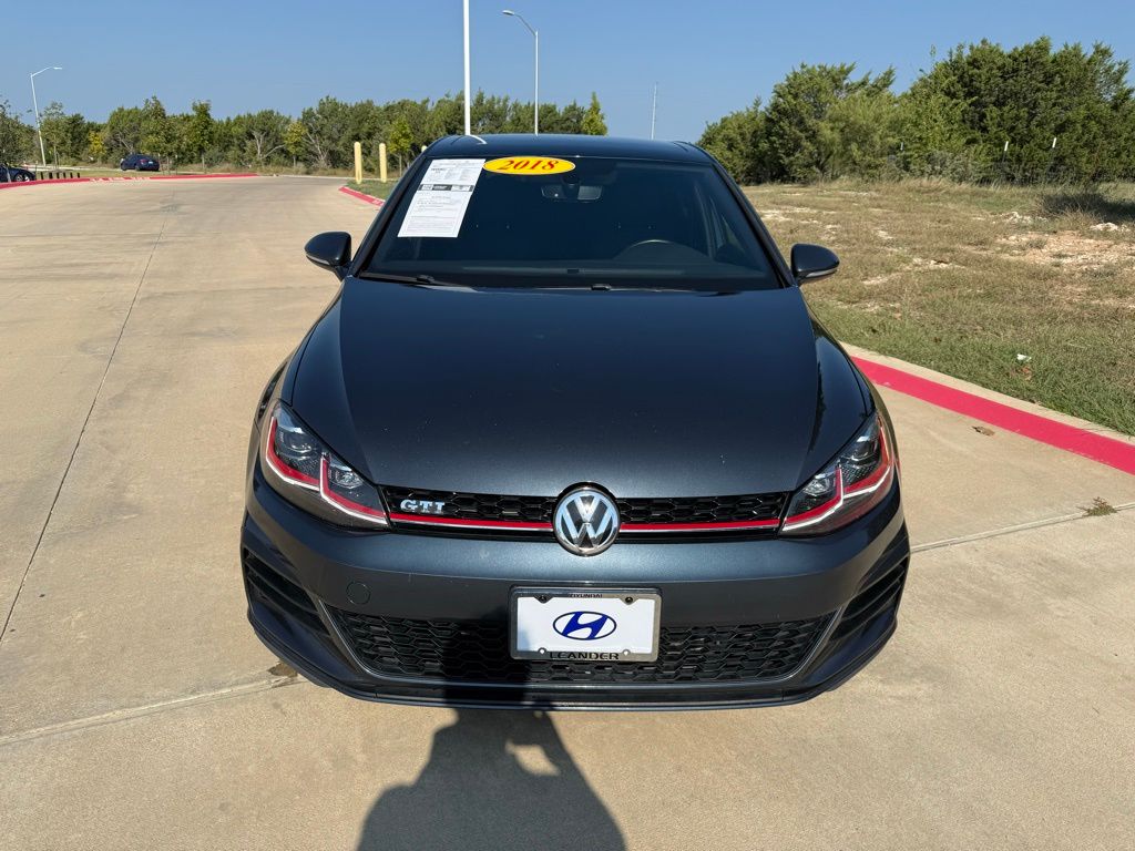 Used 2018 Volkswagen Golf GTI SE with VIN 3VW447AU7JM297005 for sale in Leander, TX
