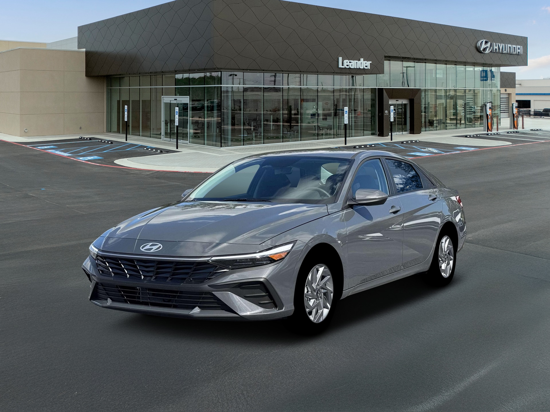 New 2026 Hyundai Elantra Hybrid Blue