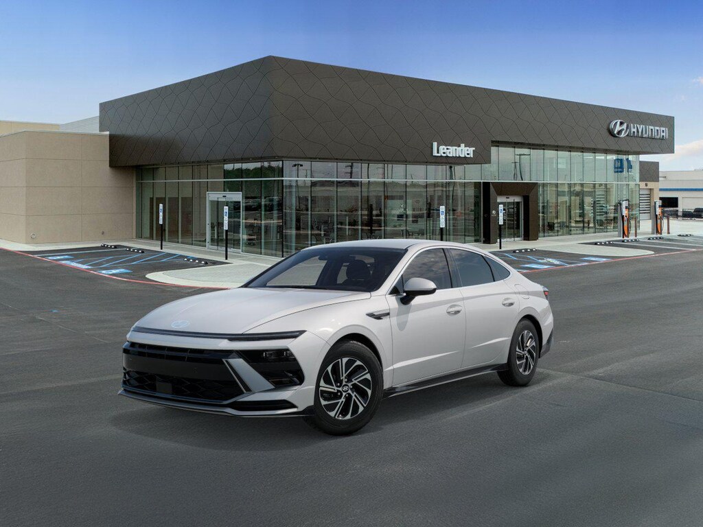 New 2026 Hyundai Sonata Hybrid Blue Sedan