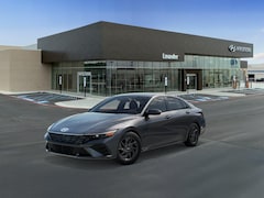 2025 Hyundai Elantra Hybrid Blue Sedan