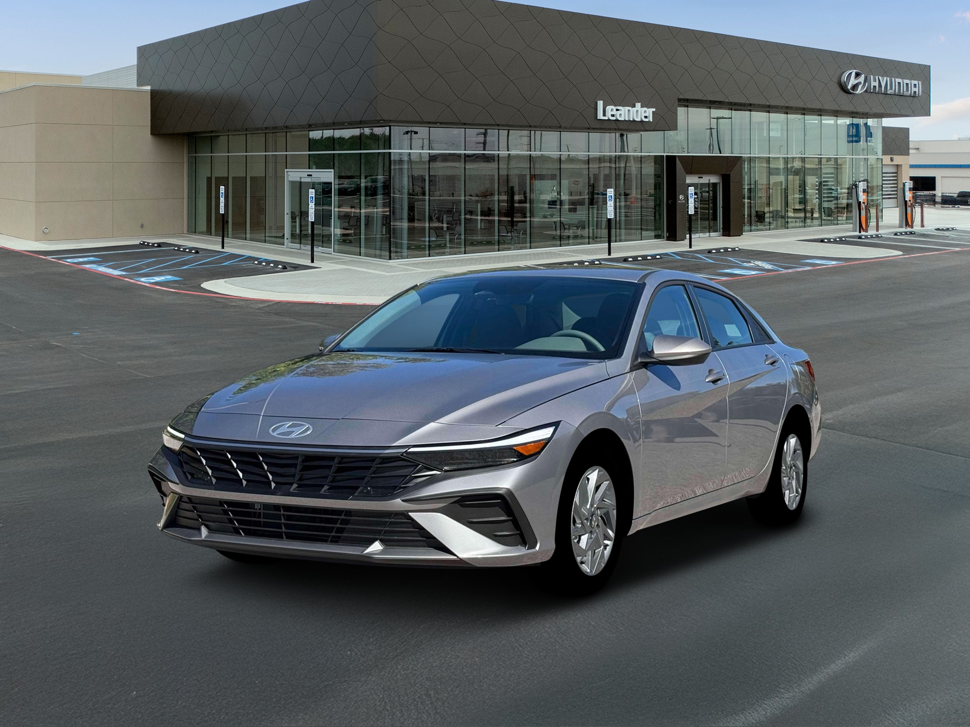 New 2026 Hyundai Elantra Hybrid Blue