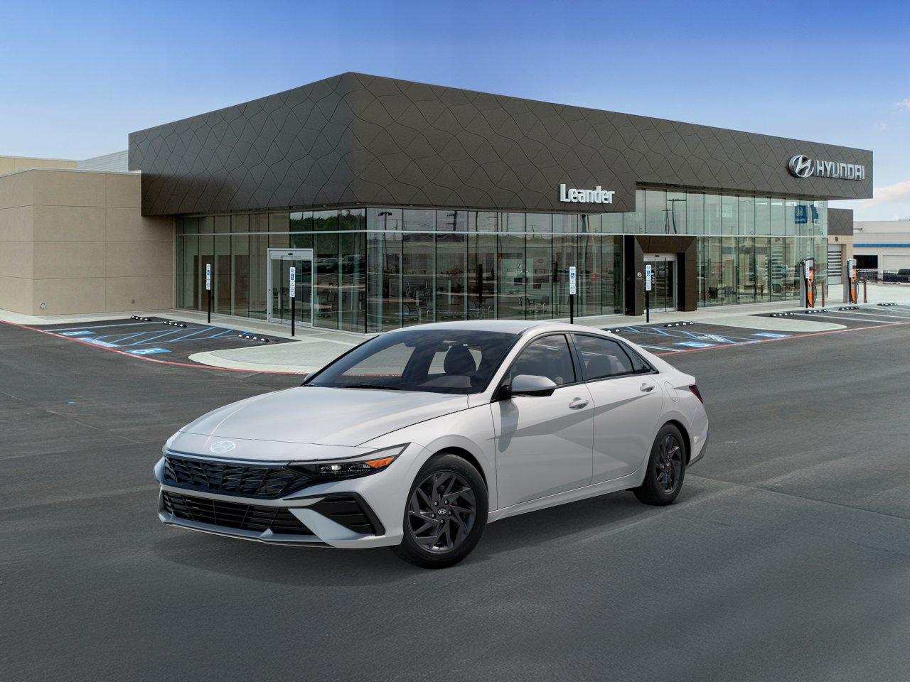 New 2026 Hyundai Elantra Hybrid Blue