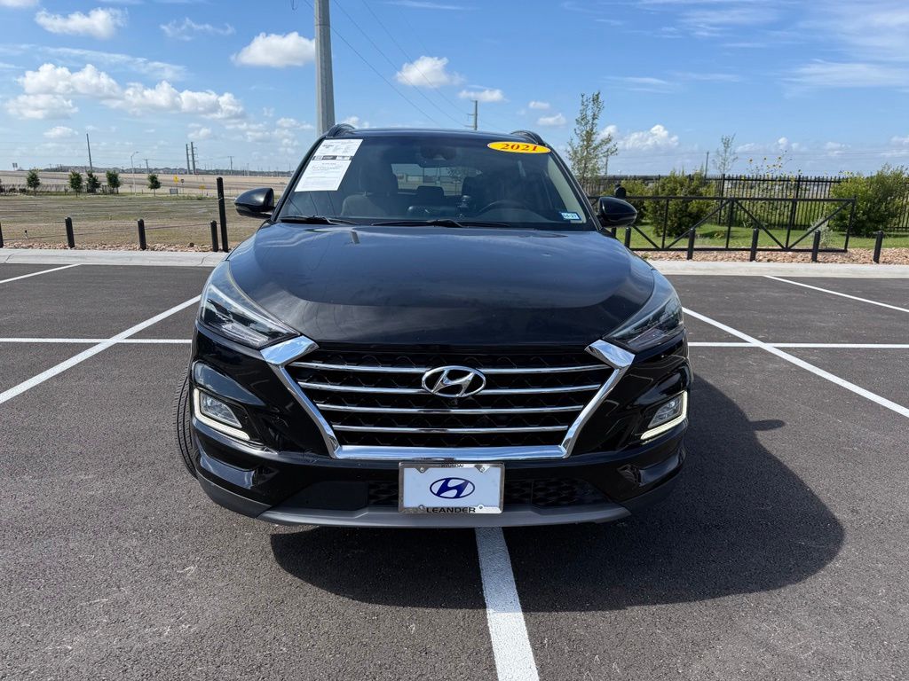 Used 2021 Hyundai Tucson Ultimate with VIN KM8J33AL6MU405814 for sale in Leander, TX