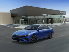 2025 Hyundai Elantra Hybrid Blue Sedan