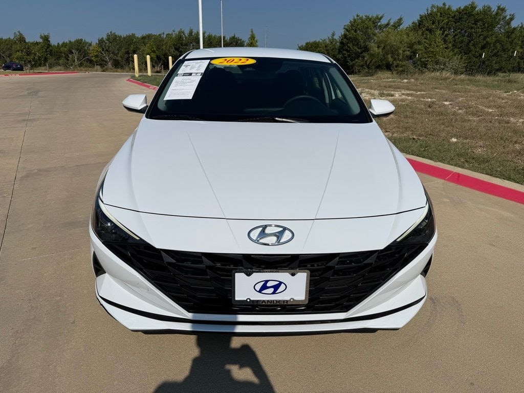 Used 2022 Hyundai Elantra Hybrid Blue Sedan
