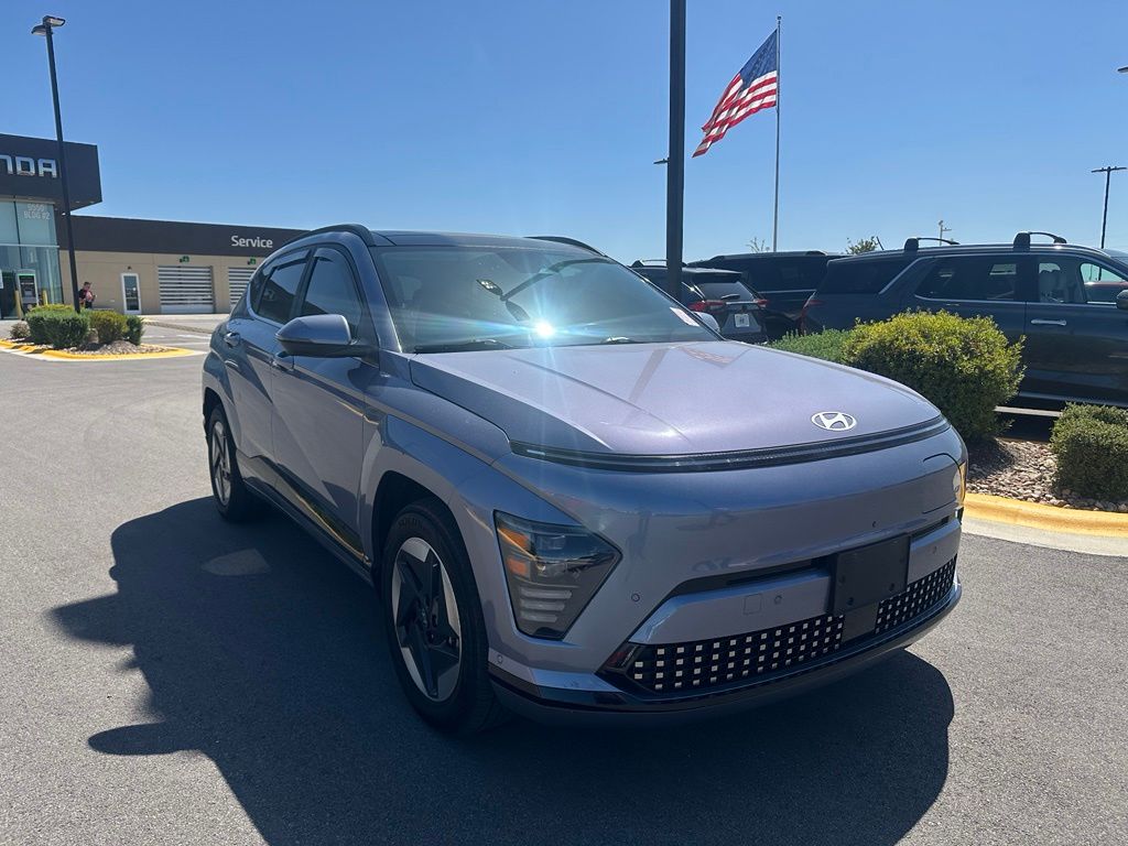 Certified 2024 Hyundai Kona EV Limited with VIN KM8HE3A65RU010131 for sale in Leander, TX