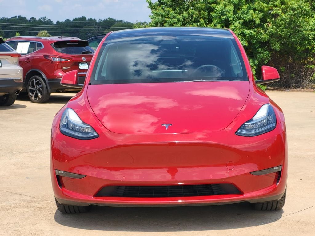 Used 2022 Tesla Model Y Long Range with VIN 7SAYGDEE8NF455233 for sale in Longview, TX