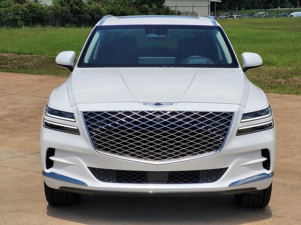 Used 2021 GENESIS GV80 Advanced+ with VIN KMUHCESC8MU038943 for sale in Longview, TX