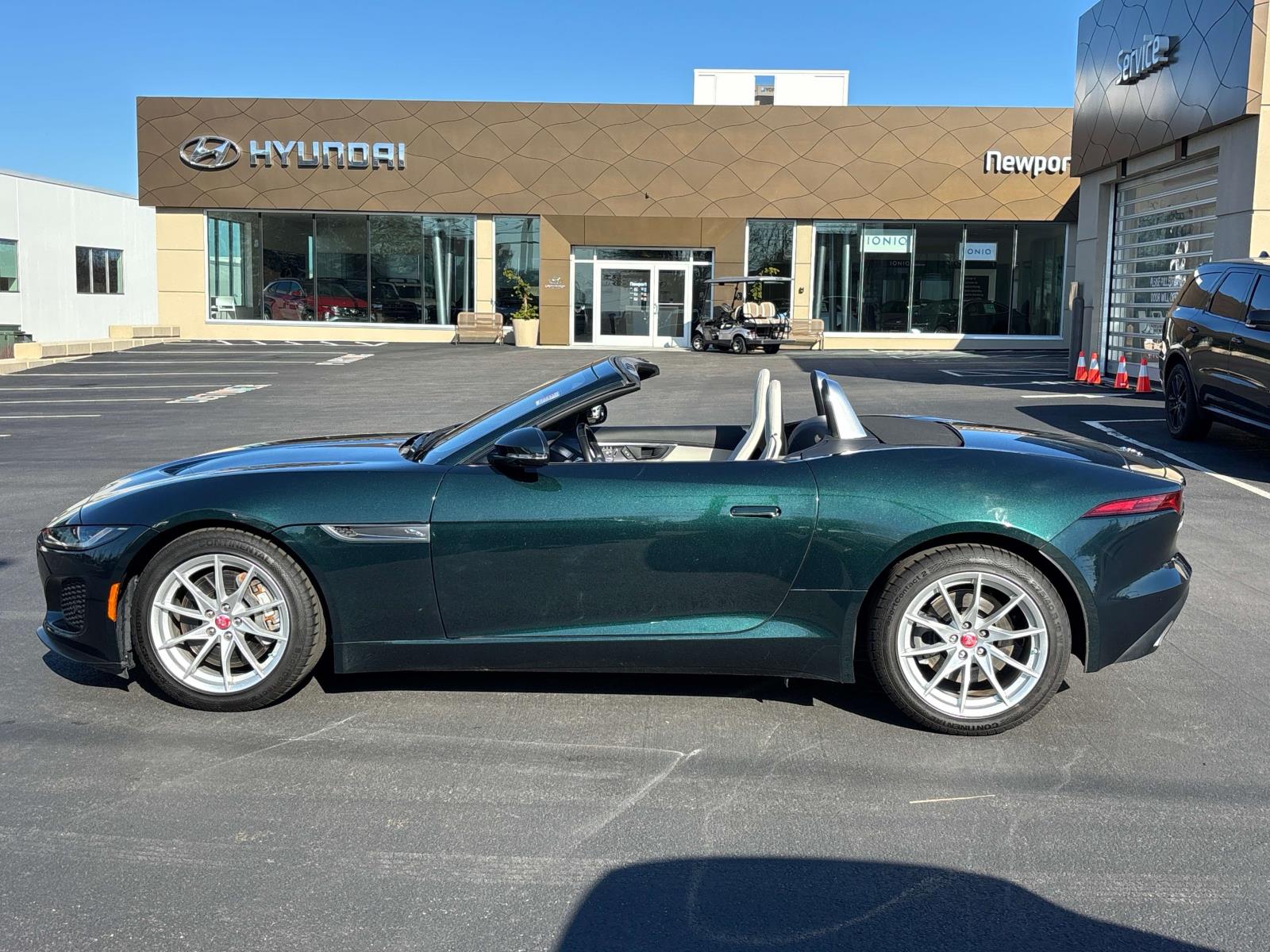 Used 2021 Jaguar F-TYPE Base with VIN SAJDD5GX0MCK70406 for sale in Middletown, RI
