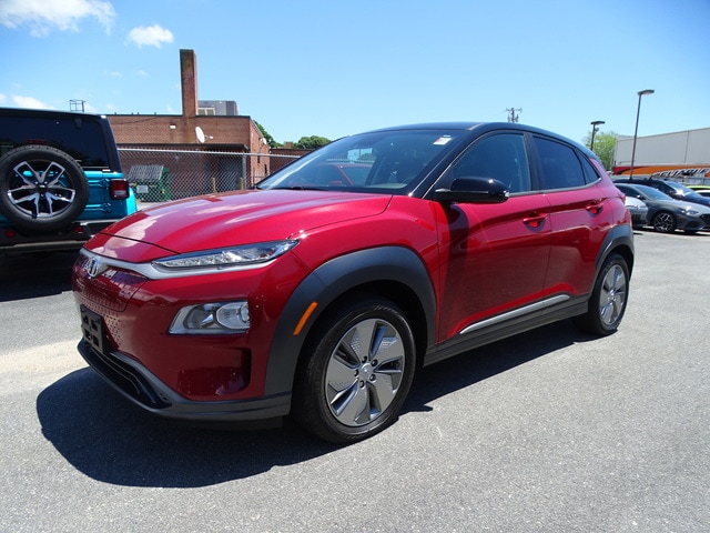 Certified 2021 Hyundai Kona EV SEL with VIN KM8K23AG5MU111637 for sale in Middletown, RI