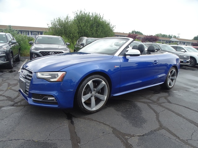 Used 2015 Audi S5 Cabriolet Premium Plus with VIN WAUCGAFH7FN011422 for sale in Middletown, RI