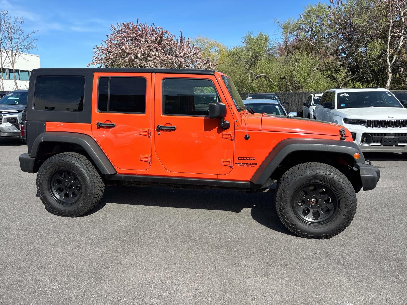 Used 2015 Jeep Wrangler Unlimited Sport with VIN 1C4BJWDG6FL711418 for sale in Middletown, RI