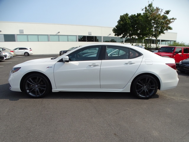 Used 2020 Acura TLX Technology & A-Spec Pack RED with VIN 19UUB1F66LA011713 for sale in Middletown, RI